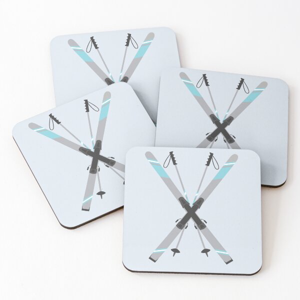 Item preview, Crossed Skis with ski poles designed and sold by Kaleb Ahrens.