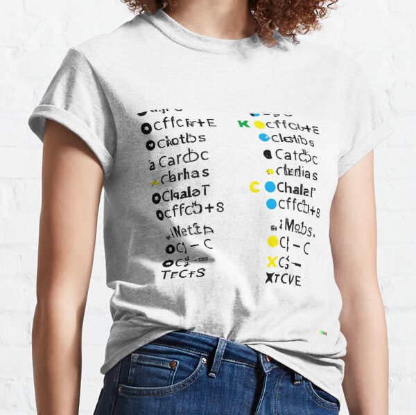 C and C++ Cheat Sheets Classic T-Shirt