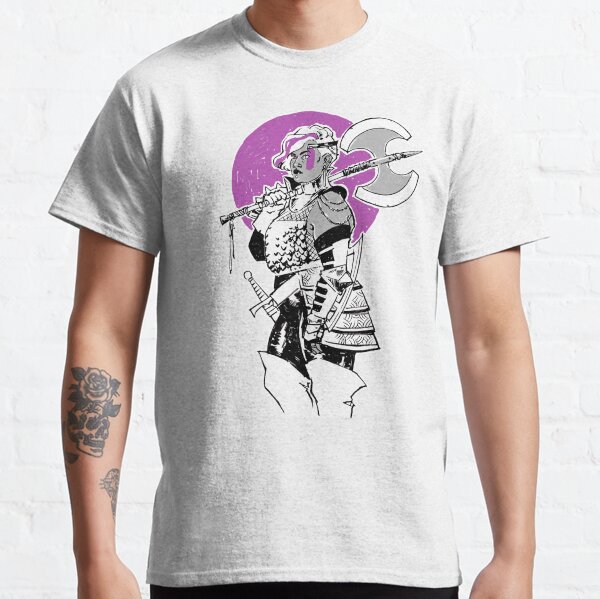 Purple Warrior - Labrys Amazon - Queer Fighter Classic T-Shirt