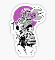 Lila Krieger - Labrys Amazon - Queer Fighter Sticker