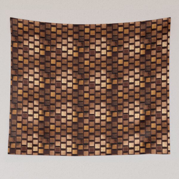 Item preview, Cool Copper Cube Patterns on Redbubble | Shop Modern & Geometric Art designed and sold by UnderscoreV.