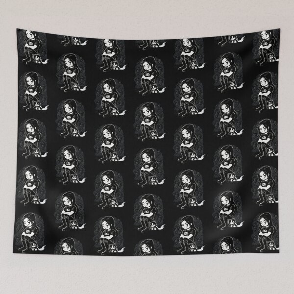 Item preview, Cute Goth Girl And Funny Tech Quote About Dark Mode designed and sold by StormyMuse.