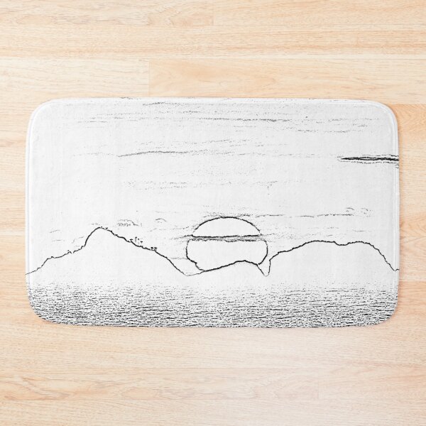 Item preview, Islands sunset white designed and sold by delcueto.