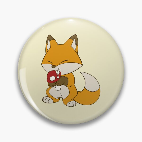 Item preview, Fox Eating Mushroom designed and sold by FirestormFox.