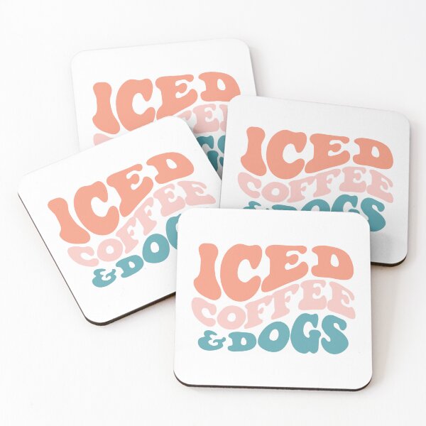 Item preview, Iced Coffee and Dogs Shirt designed and sold by FauzIDEA.