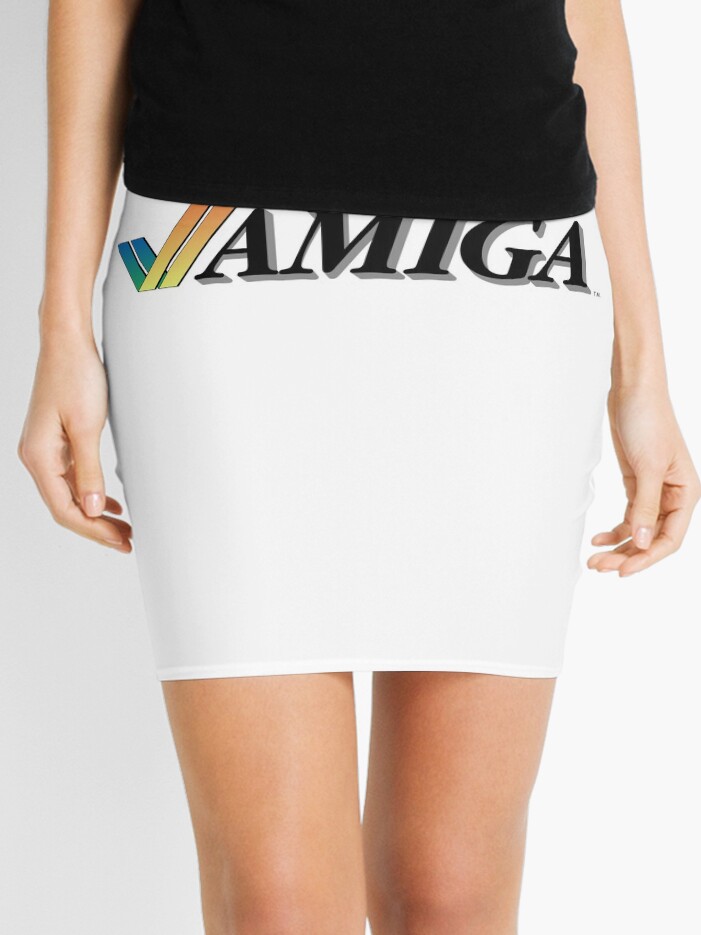 Amiga Mini Skirt By Skidcrashwell Redbubble
