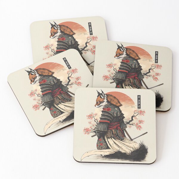 Item preview, Samurai Fox Warrior Traditional Ukiyo-e Japanese Art designed and sold by SeanG989.