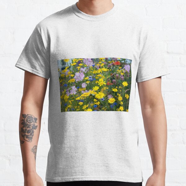 Closeup on Wildflowers Classic T-Shirt