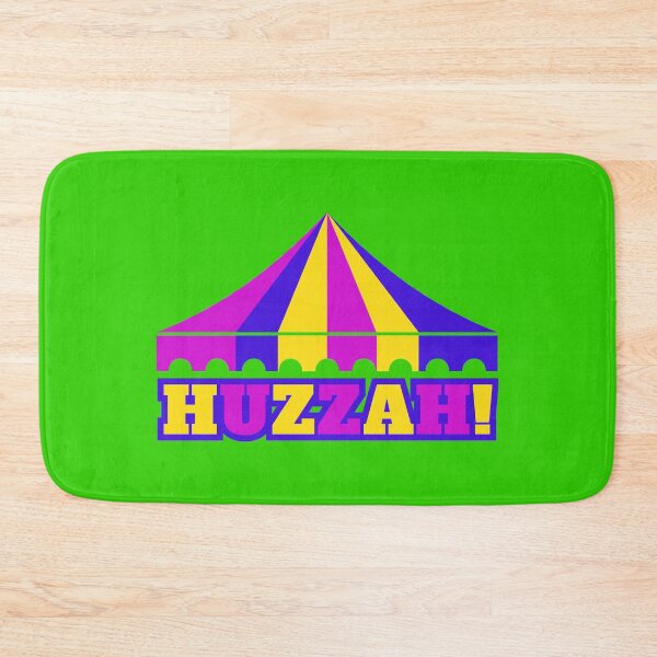 Item preview, HUZZAH! - violet/blue/yellow designed and sold by BlueSkyTheory.