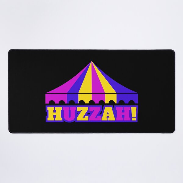 Item preview, HUZZAH! - violet/blue/yellow designed and sold by BlueSkyTheory.