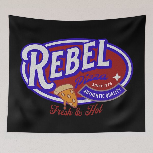 Item preview, Rebel American Pizza Delivery Fresh & Hot Since 1776 designed and sold by DreamSwiftly.