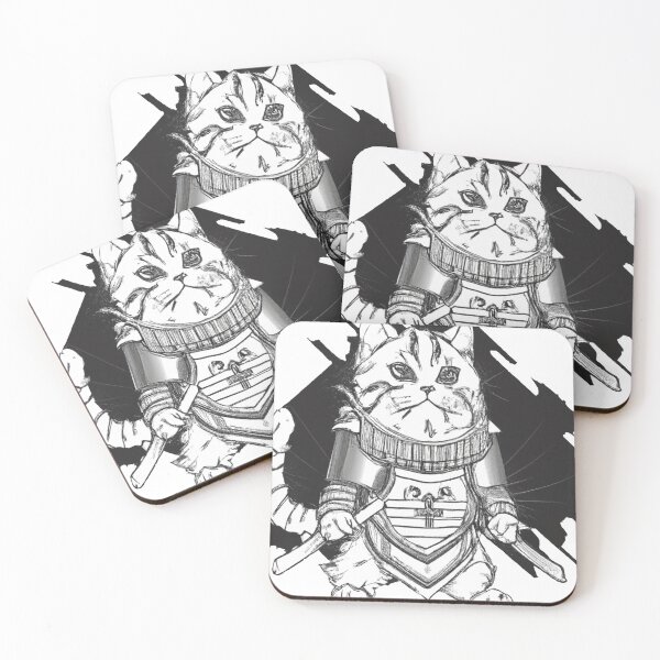 Item preview, Cat in a battle armor-Edited AI generated art designed and sold by Frostp.