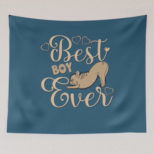 Item preview, Best boy ever pug designed and sold by TipTopTapo.