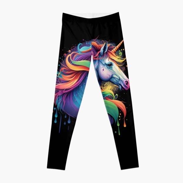 Colorfully Vibrant Unicorn Leggings for Sale by ShaunH78