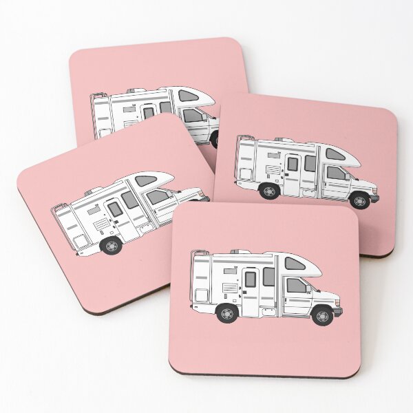 Item preview, Campervan cartoon illustration designed and sold by Misscartoon.