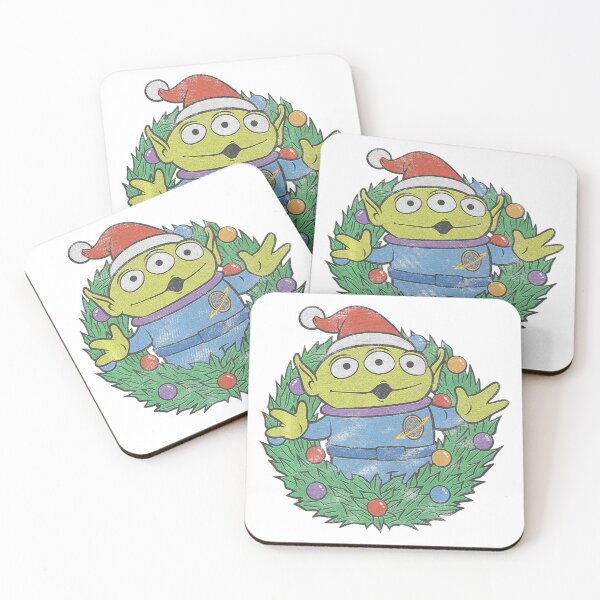 Item preview, Cartoon Toy  Alien Christmas Wreath designed and sold by silmanpaa5.