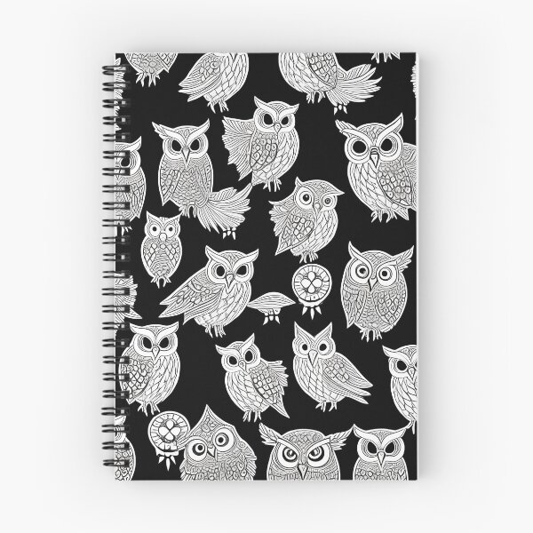Item preview, Strange Artsy Owl Pattern designed and sold by pinkpapercup.