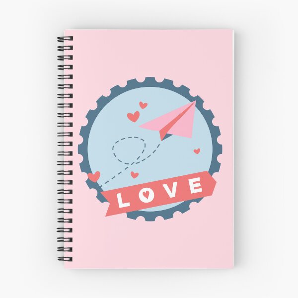 Item preview, Valentine's Day Paper Plane - Round Postage Stamp designed and sold by Gay-Koala.