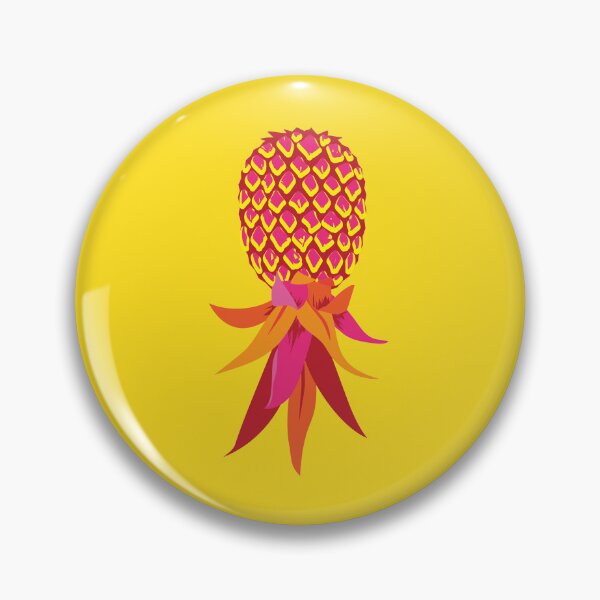 Item preview, Pineapple - Upside Down - Festive Colors designed and sold by BlueSkyTheory.