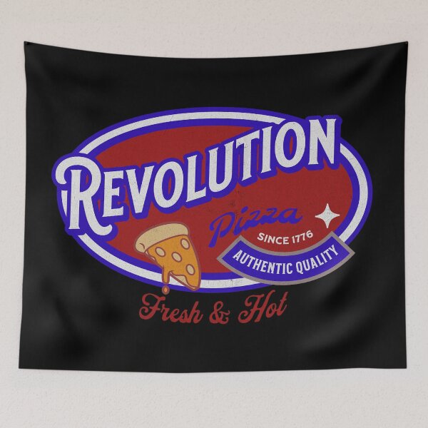 Item preview, Revolution American Pizza Delivery Fresh & Hot Since 1776 designed and sold by DreamSwiftly.