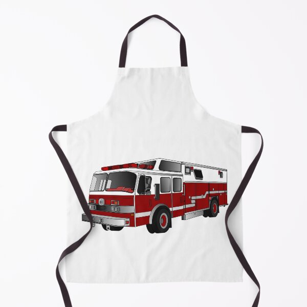 Item preview, Fire engine cartoon illustration designed and sold by Misscartoon.