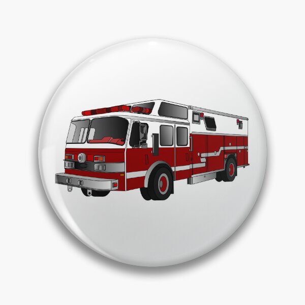 Item preview, Fire engine cartoon illustration designed and sold by Misscartoon.