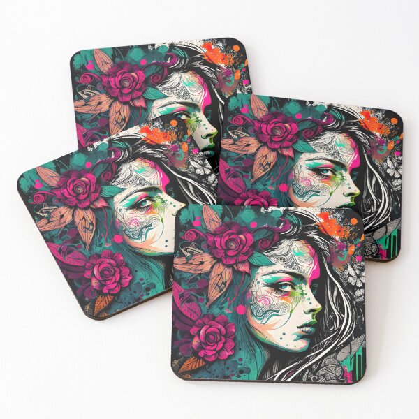 Item preview, Boho Art Graffiti Art Bohemian Wall Art designed and sold by MusedPrints.