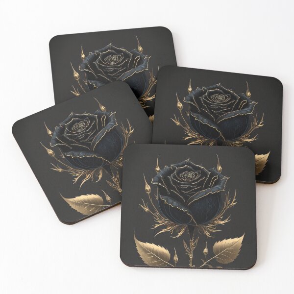 Item preview, Black Rose Illustration designed and sold by OccultDreams.