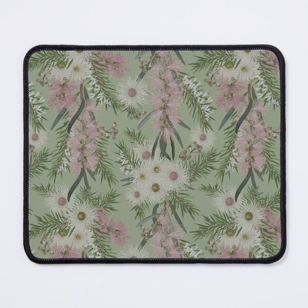 Item preview, Bottlebrush Country Garden - Vintage Green designed and sold by Sketchbook Designs.
