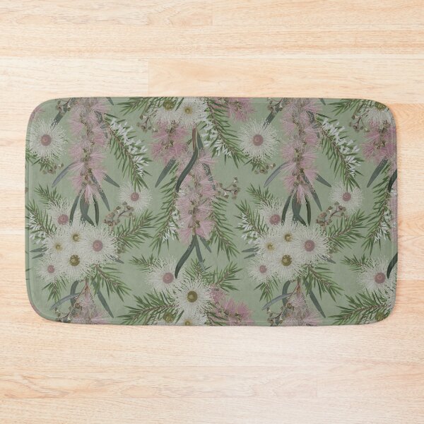 Item preview,  Bottlebrush Country Garden - Vintage Green designed and sold by Sketchbook Designs.