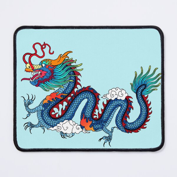 Item preview, Blue Asian Dragon designed and sold by Anthony Seeker.