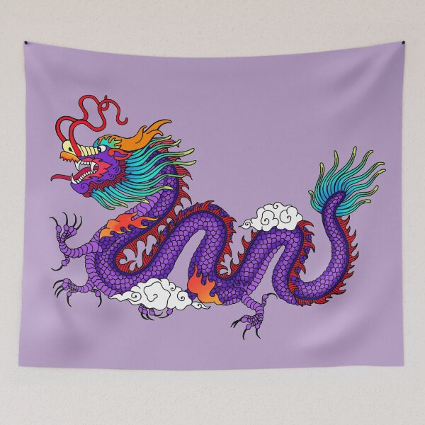 Item preview, Purple Asian Dragon designed and sold by Anthony Seeker.