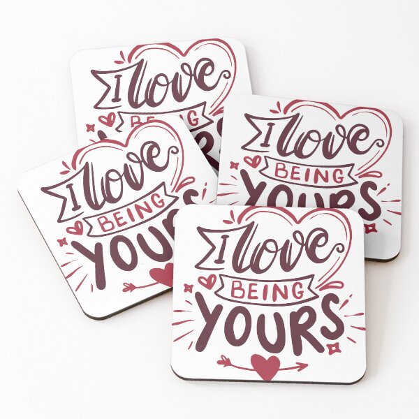 Item preview, I Love Being Yours red designed and sold by daijugrafx.