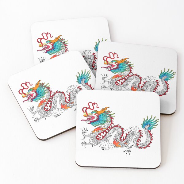 Item preview, White Asian Dragon designed and sold by Anthony Seeker.