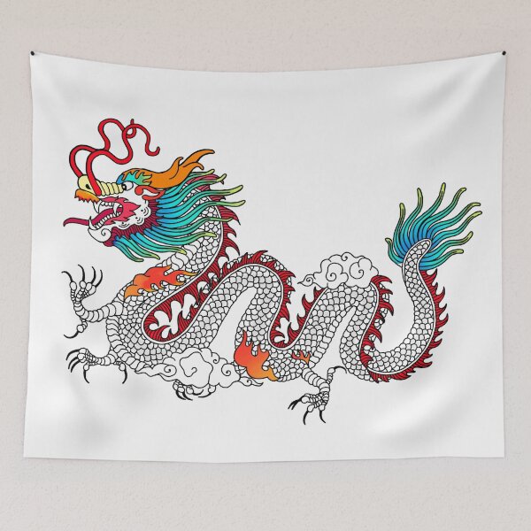 Item preview, White Asian Dragon designed and sold by Anthony Seeker.