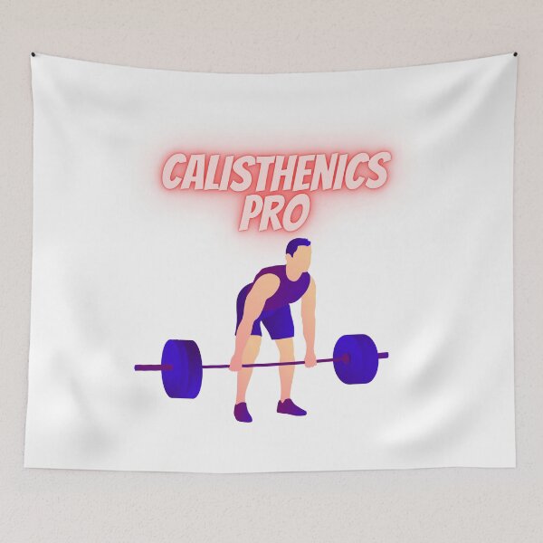 Item preview, calisthenics Pro-inspirational motivation white background designed and sold by Master4art.