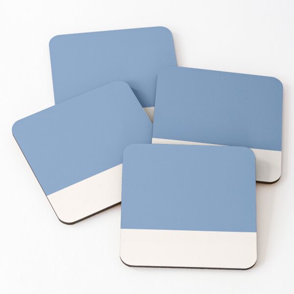 Item preview, Blue Cream-Minimal Color Block by Bossy Cat Home designed and sold by BossyCatHome.