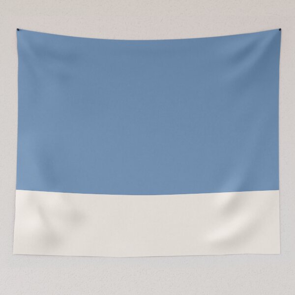 Item preview, Blue Cream-Minimal Color Block by Bossy Cat Home designed and sold by BossyCatHome.