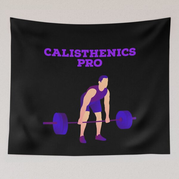 Item preview, calisthenics Pro-inspirational motivation Black background designed and sold by Master4art.