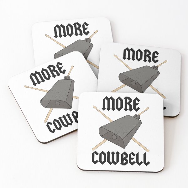 Item preview, MORE COWBELL Funny Classic Drum Music Meme designed and sold by blueversion.
