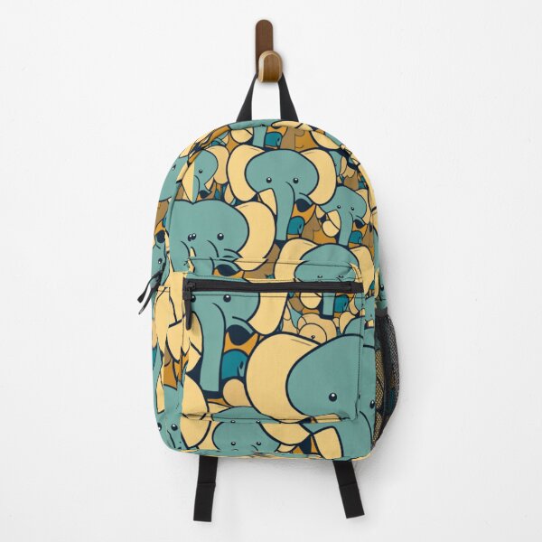 Item preview, Little blue cartoon elephant pattern. designed and sold by liana campbell.