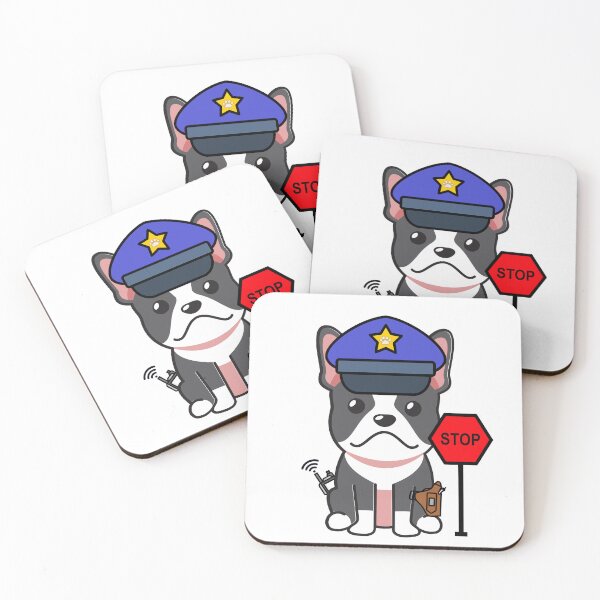 Item preview, Funny French Bulldog Police designed and sold by Pet Station.