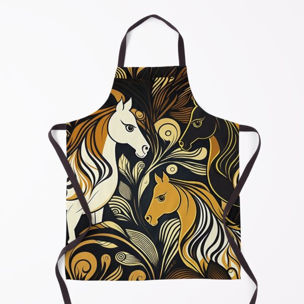 Item preview, Beautiful pattern of flowing horses. designed and sold by liana campbell.