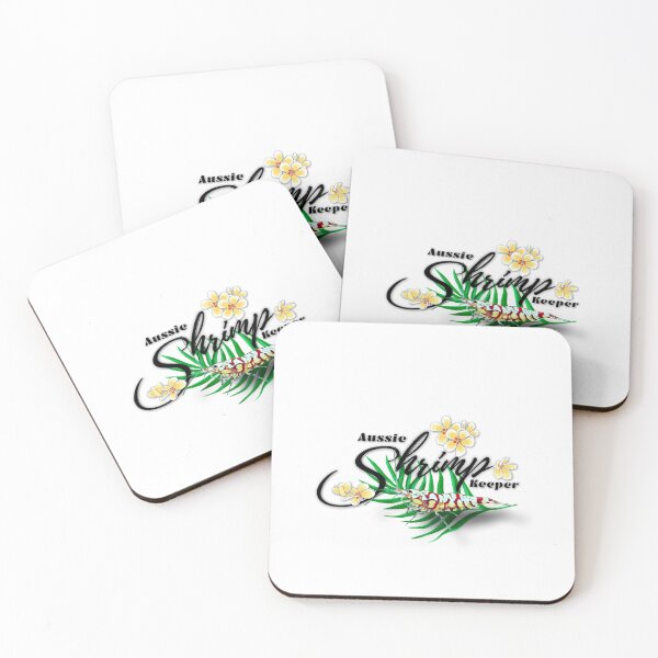 Item preview, Aussie Shrimp Keeper Fancy Red Tiger (Black Font) designed and sold by The Chookies.