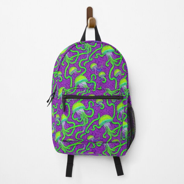 Item preview, Neon Green Jellyfish on Purple designed and sold by Nitram1990.