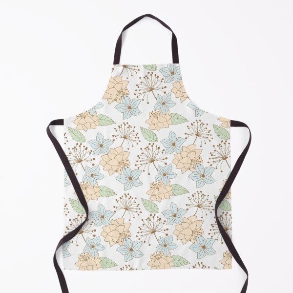 Item preview, Green leaves Orange Blue roses Pattern designed and sold by MedEla ⭐⭐⭐⭐⭐.