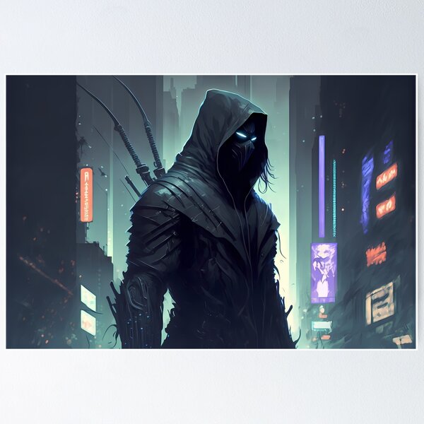 Item preview, AI Generated Art - Ghostrunner designed and sold by KlassDesigns.