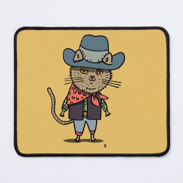 Artikelvorschau, Cowboykatze entworfen und verkauft von David Barneda.