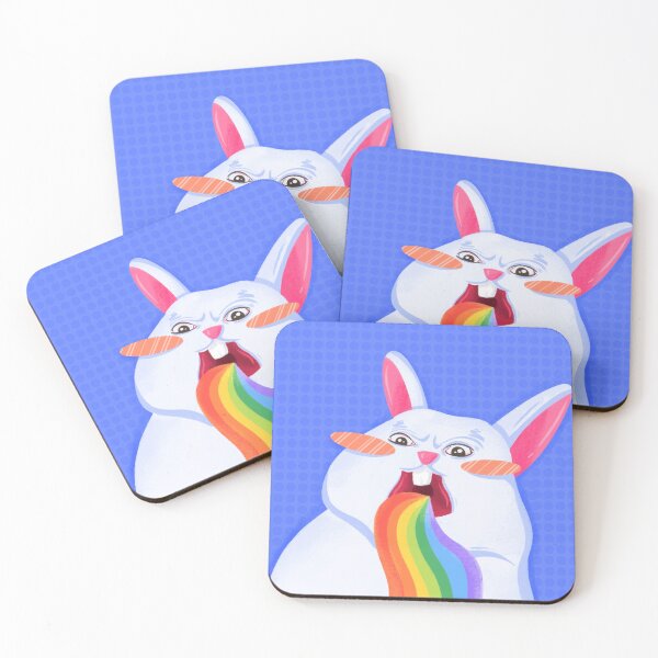 Item preview, Screaming Rainbow Bunny  designed and sold by lilsmilley99.