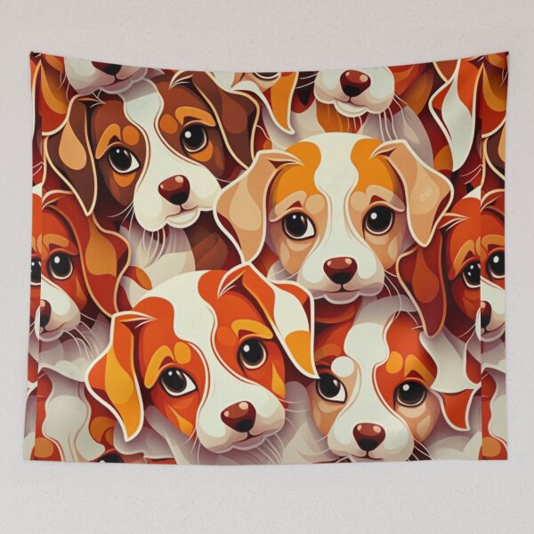 Item preview, Puppy dog face pattern. designed and sold by liana campbell.